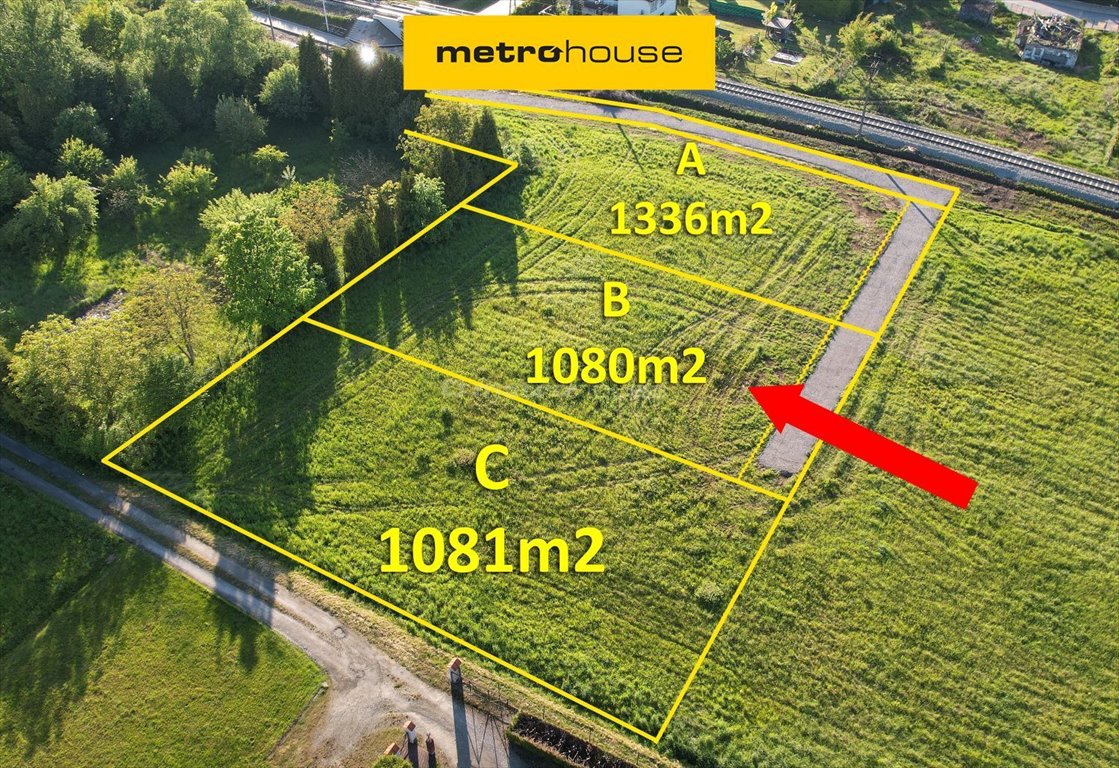 Działka budowlana na sprzedaż Kozy, Krańcowa  1 080m2 Foto 1