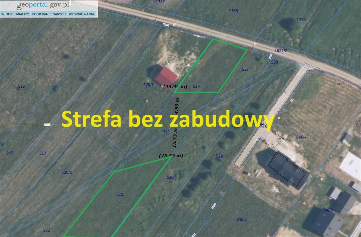 Działka budowlana na sprzedaż Krzeczów  2 000m2 Foto 3