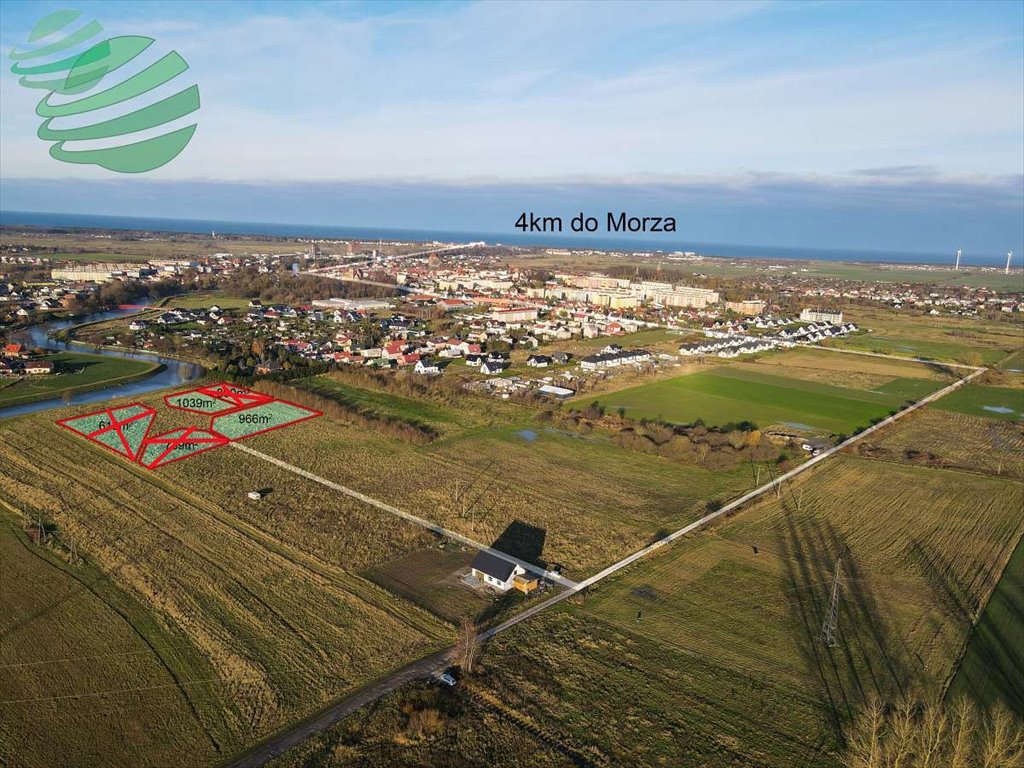 Działka 966 m² w Darłowie, blisko rzeki - polecam! Darłowo, Marka Grechuty  966m2 Foto 1