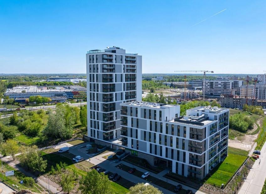 Nowoczesne 2 pokoje z tarasem i garażem w Poznaniu Poznań, Starołęka  46m2 Foto 1