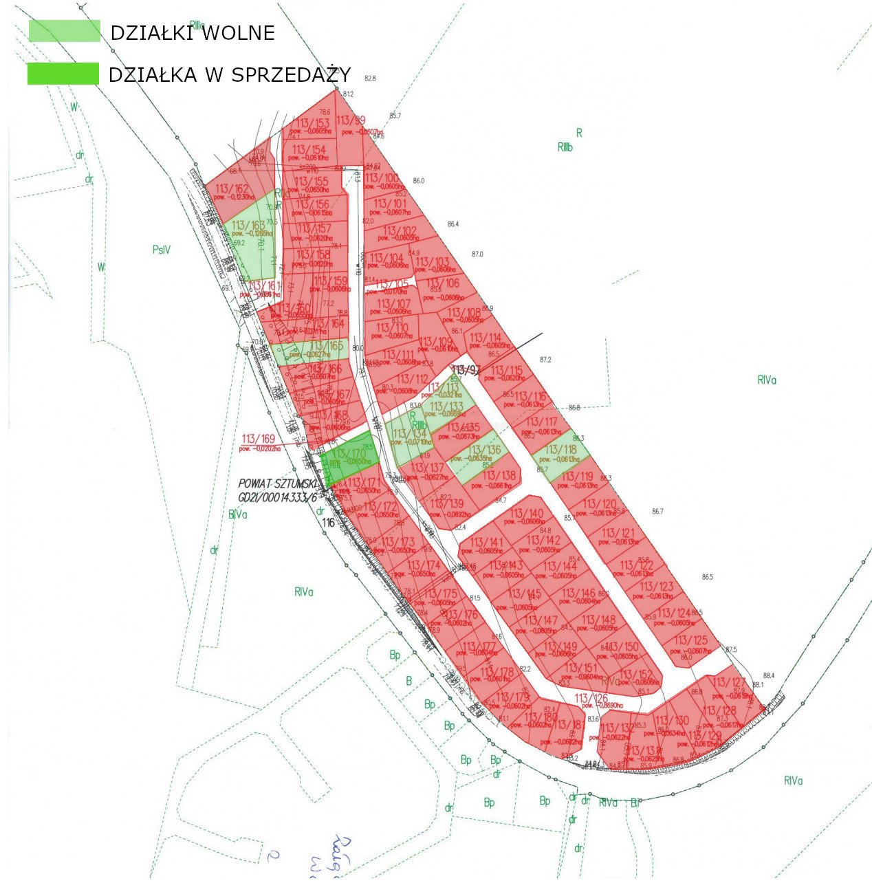 Działka budowlana na sprzedaż Kwidzyn, Ostatnie wolne działki 100 m od jeziora!  651m2 Foto 9