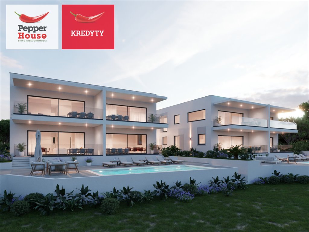 Do sprzedania przestronne mieszkanie 42 m² z tarasem i widokiem na plażę Chorwacja, Bosana, Bosana  75m2 Foto 1