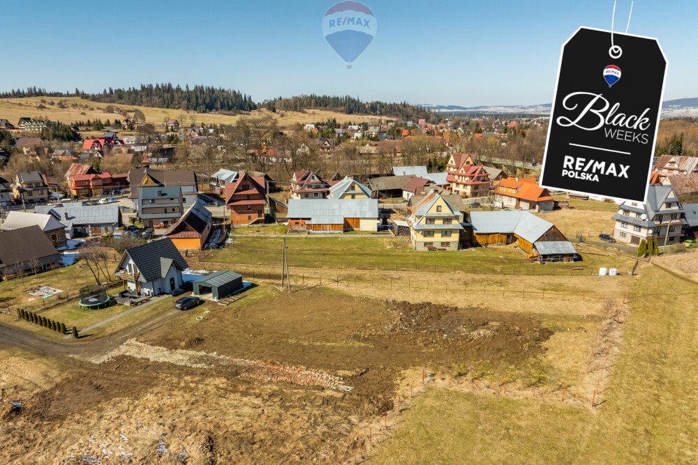 Działka budowlana na sprzedaż Szaflary, Augustyna Suskiego  701m2 Foto 1