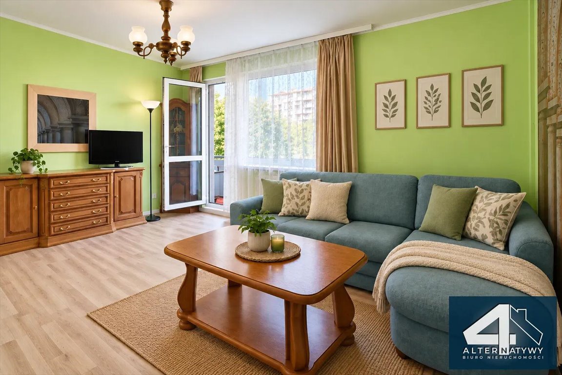 Przestronne 4-pokojowe mieszkanie z balkonem (73 m²) w Łodzi Łódź, Kmicica 5  73m2 Foto 1