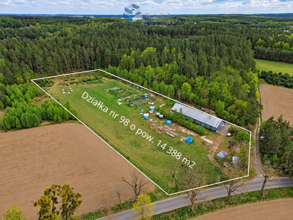 Hala produkcyjno-magazynowa na dużej działce (14 388 m²) w Łukcie Komorowo  14 388m2 Foto 1