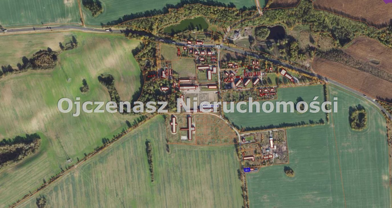 Działka 1928 m² pod zabudowę w Strzelewie z mediami Strzelewo  1 928m2 Foto 1