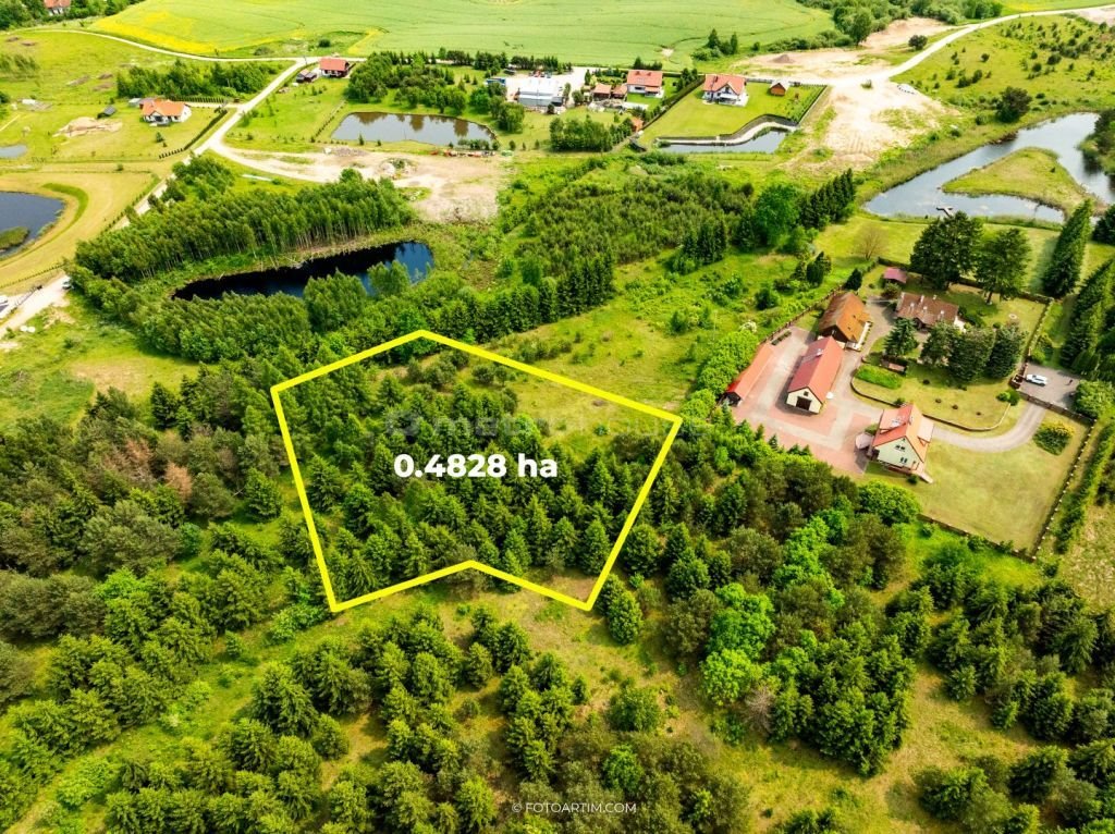 Działka 4828 m² pod dom całoroczny w Najdymowie Najdymowo  4 828m2 Foto 1