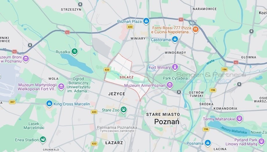 Działka 820 m² w Poznaniu - Sołacz z planem zagospodarowania Poznań, Sołacz, Sołacz  820m2 Foto 1