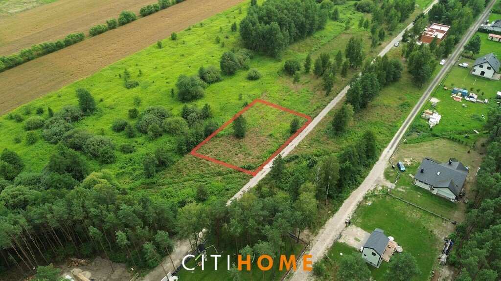 Działka 1500m² pod dom w cichej okolicy z prądem i światłowodem Glinianka, Skowronka  1 500m2 Foto 1