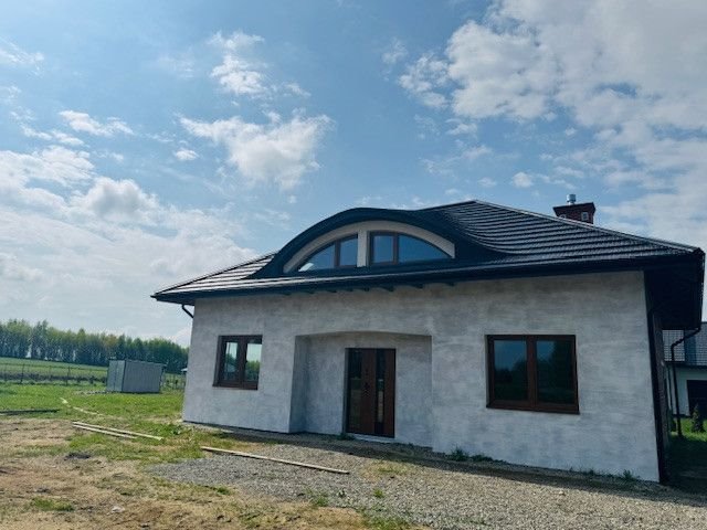 Dom w stanie surowym z pięknym widokiem i dużą działką Wola Rafałowska  120m2 Foto 1