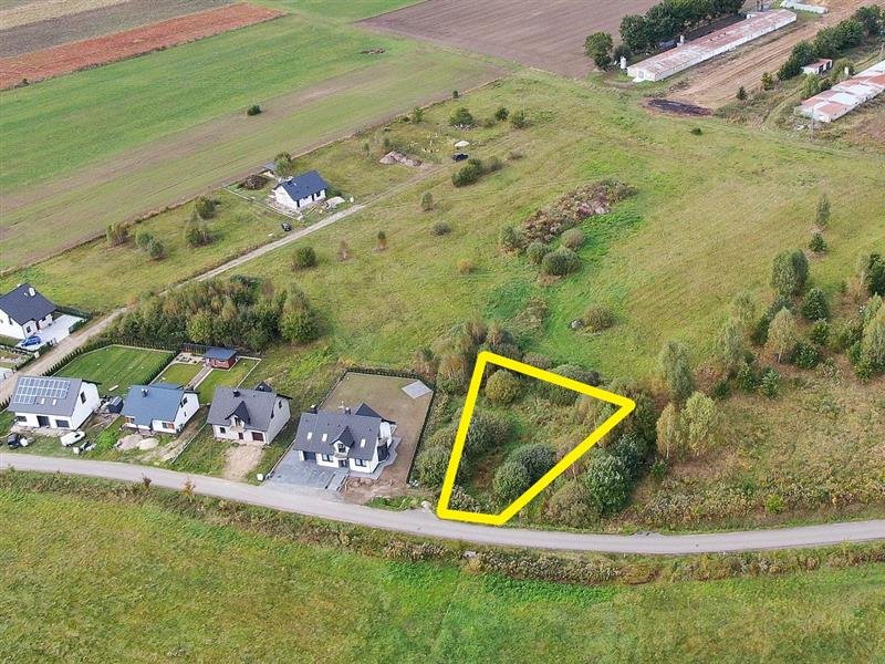 Działka pod dom z lasem, uzbrojona, blisko Sławna Warszkowo, Kolonia  951m2 Foto 1