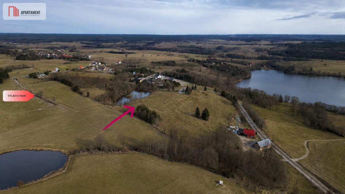 Działka 1315m2 z widokiem na jezioro i staw Gołczewo  1 315m2 Foto 1