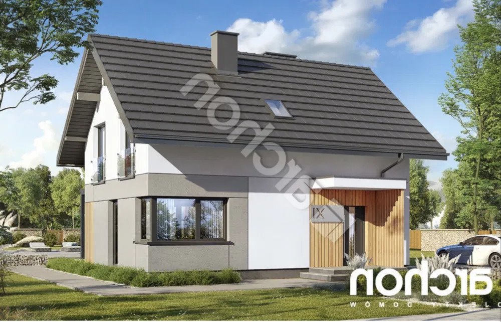 Nowoczesny dom 101 m² z garażem, blisko jeziora Miedwie Zieleniewo, Szczecińska  101m2 Foto 1