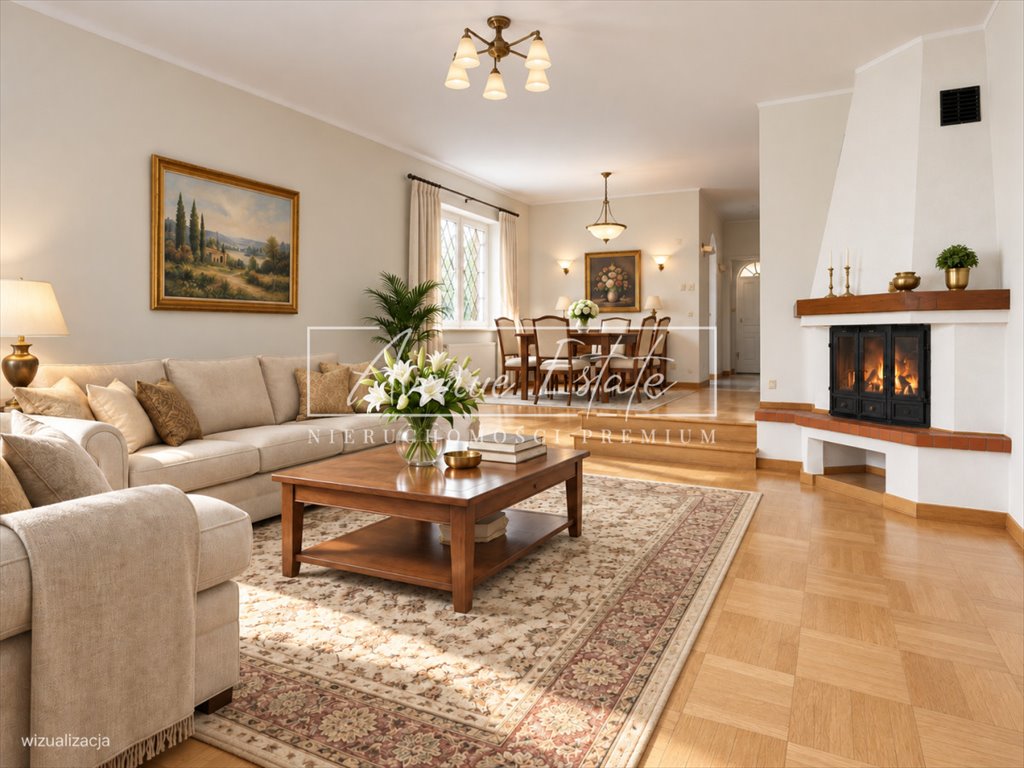Do sprzedania przestronny dom bliźniaczy 260 m² w Wilanowie Warszawa, Wilanów, Rumiana  260m2 Foto 1
