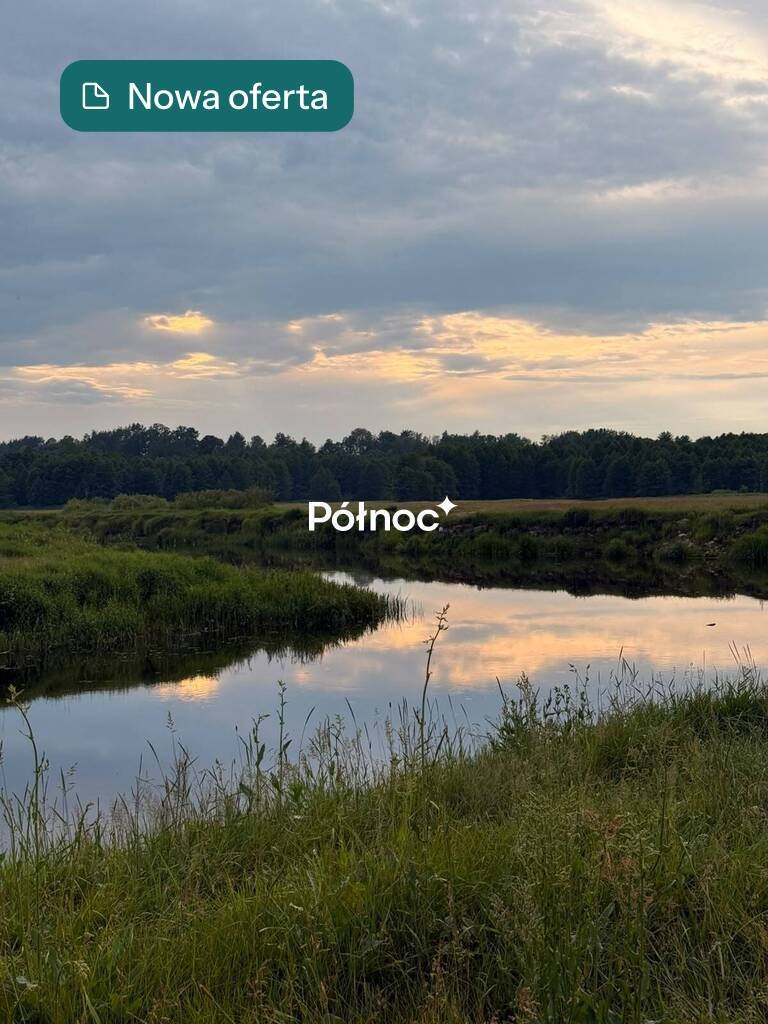 Działka rolna z linią brzegową Narwi - 8 000 m² Krzewo  8 000m2 Foto 1