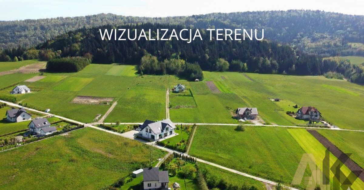 Działka budowlana 1570 m² z widokiem na góry w Ptaszkowej Ptaszkowa  1 570m2 Foto 1