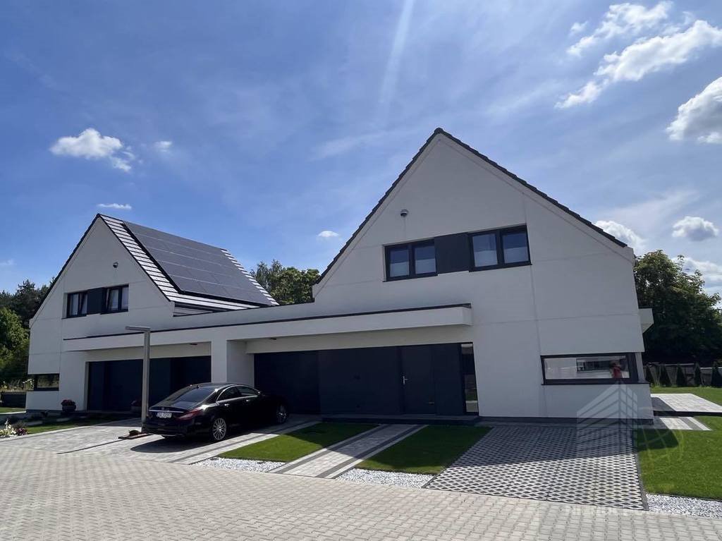 Nowoczesny dom bliźniaczy 160m2 z dużym tarasem i garażem Goleniów  160m2 Foto 1