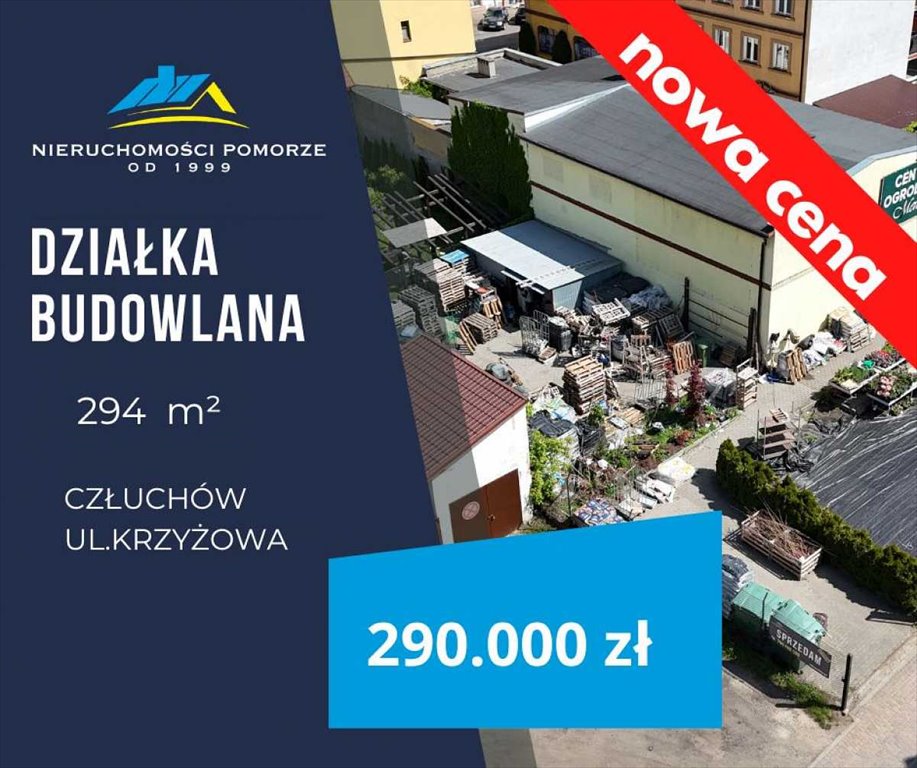 Działka inna na sprzedaż Człuchów, Krzyżowa  294m2 Foto 1