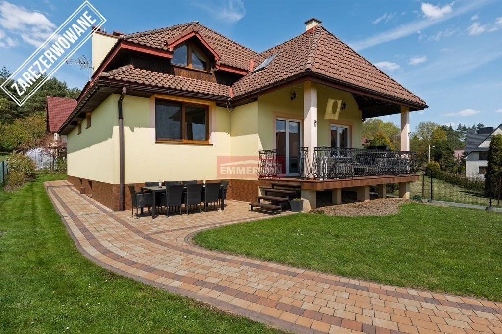 Przestronny dom 196 m² z garażem - kominek i ogrzewanie podłogowe Wygiełzów  196m2 Foto 1