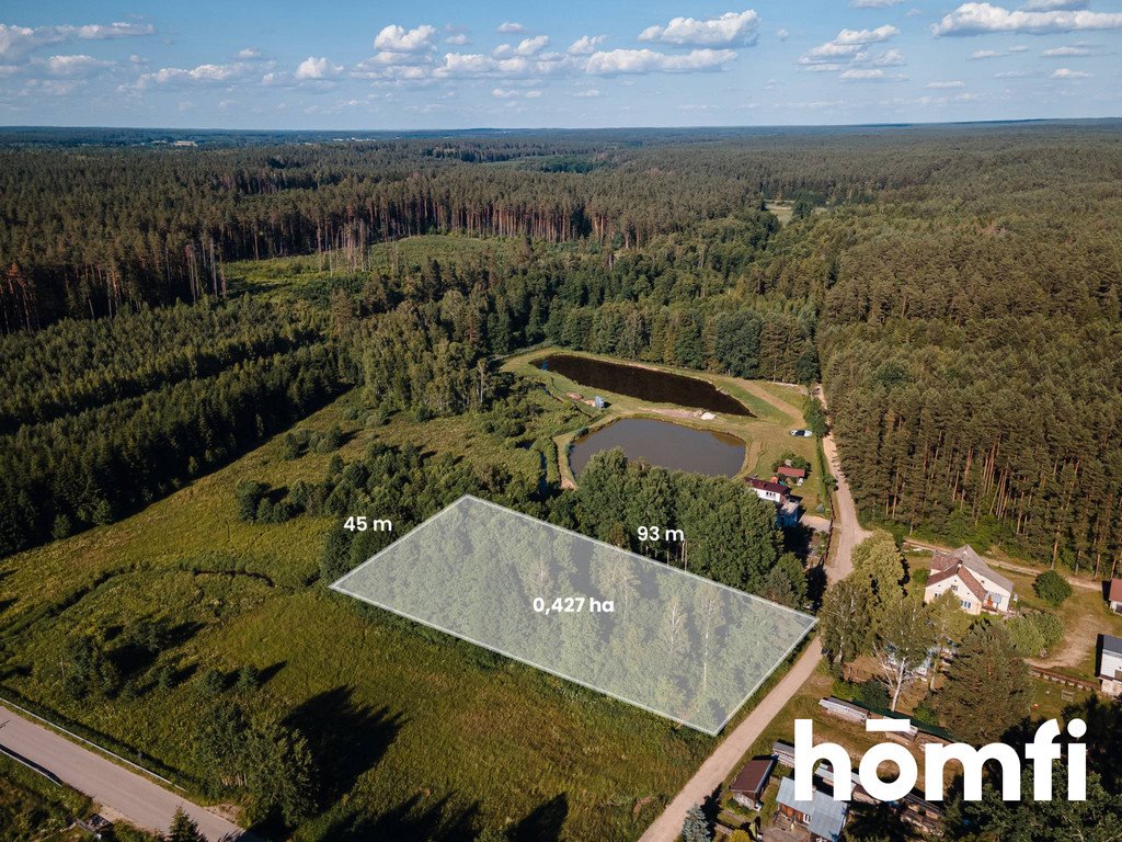 Na sprzedaż działka 4273 m² z lasem i dostępem do rzeki Wólka-Przedmieście  4 273m2 Foto 1