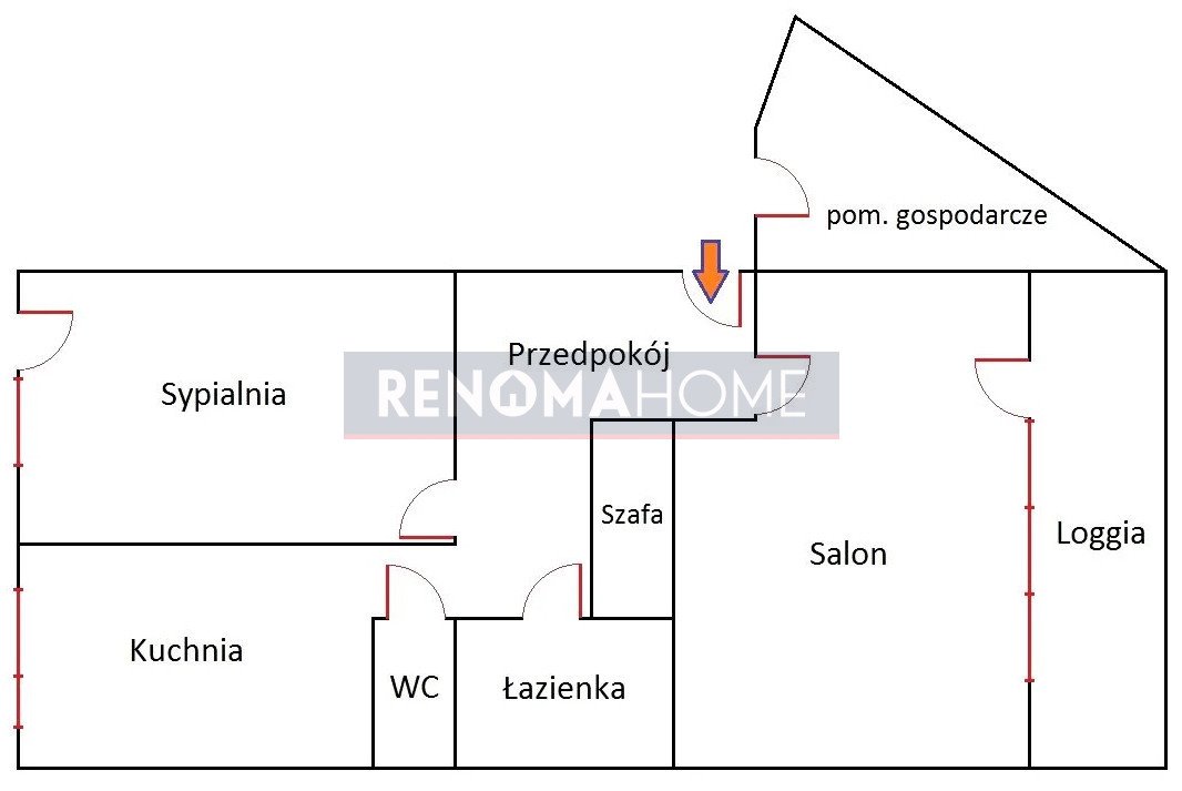 Mieszkanie dwupokojowe na sprzedaż Wrocław, Karłowice, Piotra Czajkowskiego  47m2 Foto 15