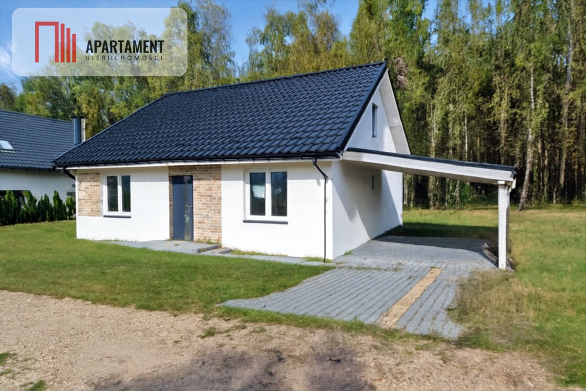 Nowoczesny dom z lasem, 5 pokoi, poddasze, 250m od rzeki Czersk  120m2 Foto 1