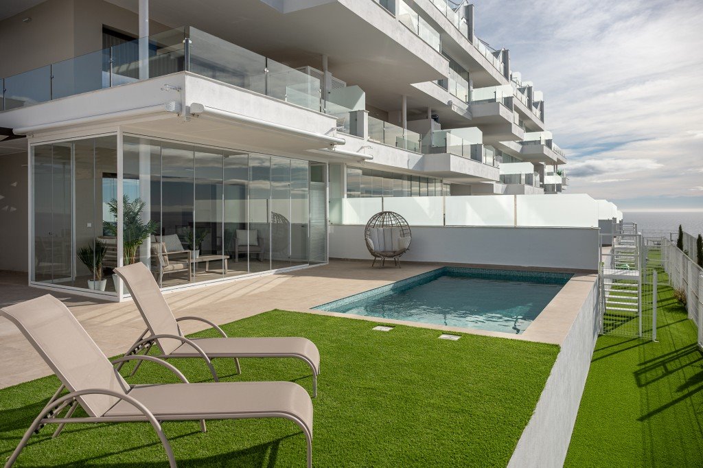 Ekskluzywne 2-pokojowe z prywatnym basenem i panoramiczną taras 182 m² Hiszpania, West Nerja, West Nerja  65m2 Foto 1