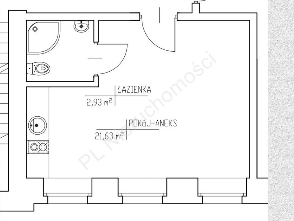 Kawalerka na sprzedaż Milanówek  25m2 Foto 2