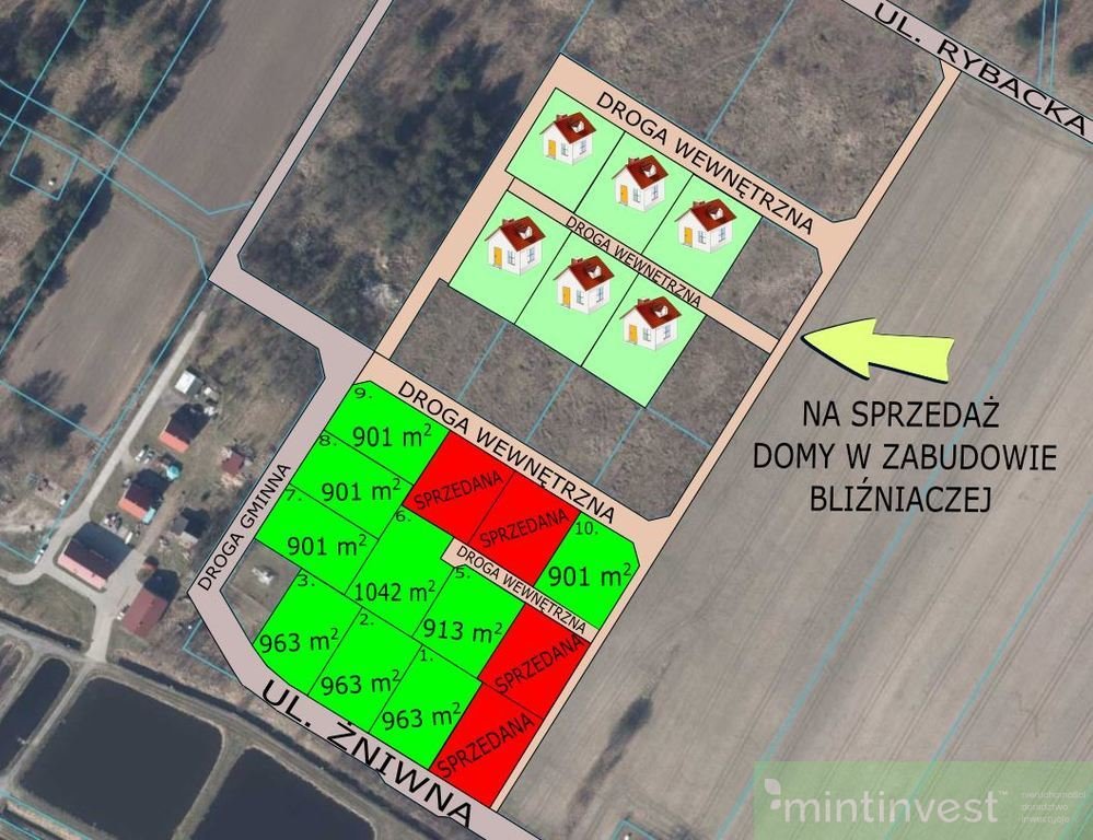 Działka budowlana na sprzedaż Goleniów  901m2 Foto 2