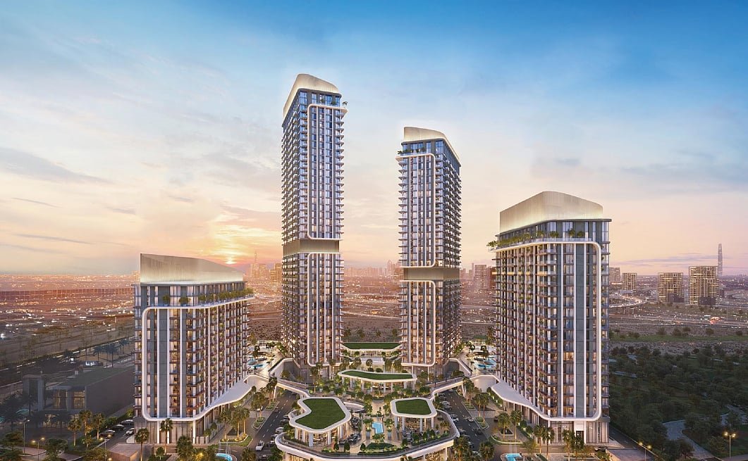 Luksusowe 3-pokojowe apartamenty w Dubai Motor City z panoramicznymi widokami Zjednoczone Emiraty Arabskie, Dubai Motor City, Motor City, Dubai Motor City, Dubaj  225m2 Foto 1