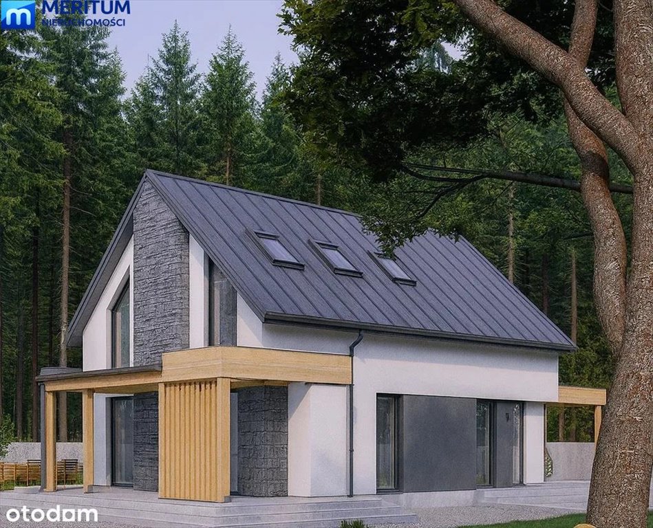 Nowoczesny dom 123 m2 z garażem i tarasem w Osowcu Osowiec  124m2 Foto 1