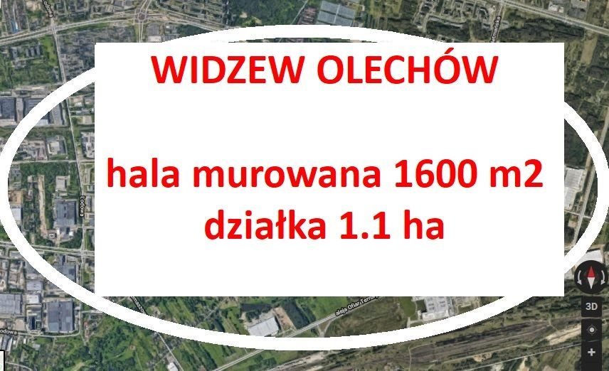 Magazyn na sprzedaż Łódź, Widzew, Olechów  1 600m2 Foto 1