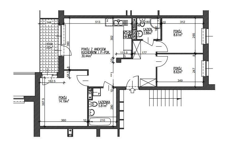 Sprzedam mieszkanie 69 m² z balkonem na Węglinie Południowym Lublin, Węglin Południowy, Kwarcowa  69m2 Foto 1