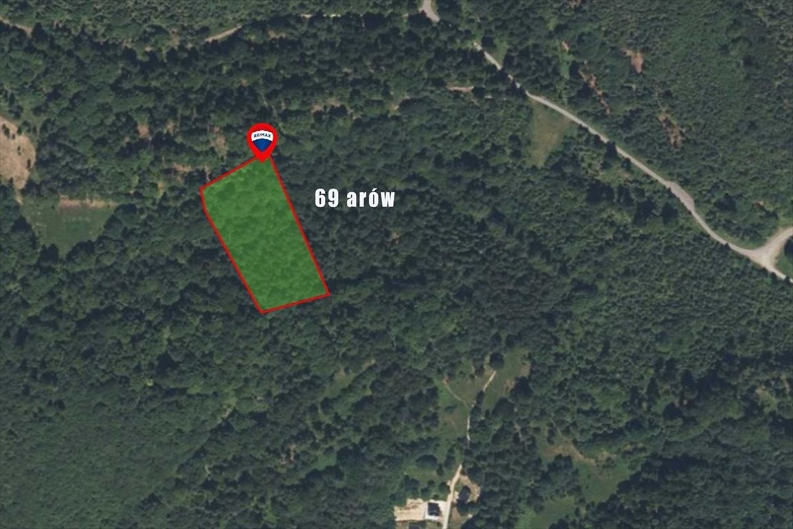 Polecam leśną działkę 7200 m² w Ciscu w Beskidach Cisiec, Turystyczna  7 200m2 Foto 1