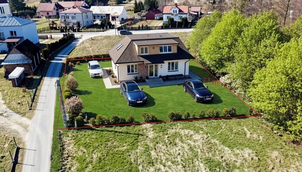 Sprzedam działkę budowlaną 9,41 ara z WZ pod dom w Hucisku Hucisko  941m2 Foto 1