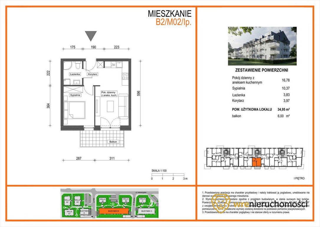 Mieszkanie dwupokojowe na sprzedaż Wrocław, Brochów, Indonezyjska  35m2 Foto 4