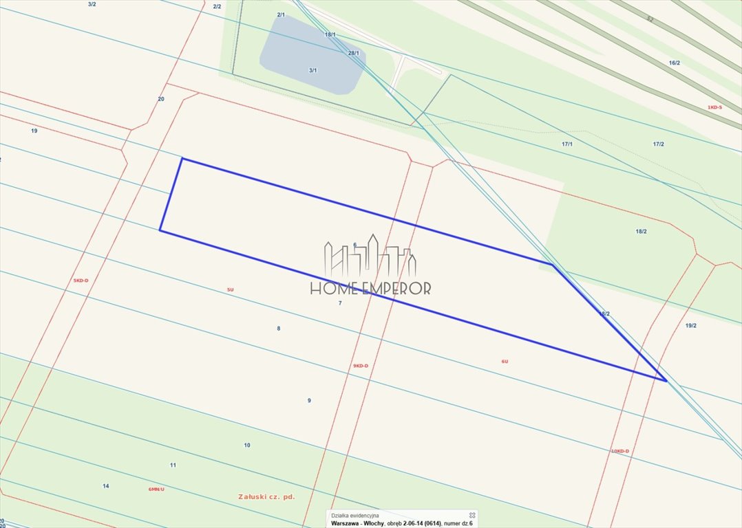 Działka usługowa 7064 m² z mediami, planem - polecam! Warszawa, Włochy, Załuski, Zbiorowa  7 064m2 Foto 1