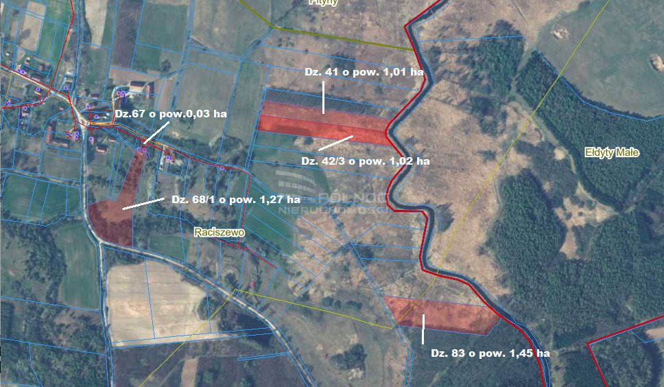 Działka rolna na sprzedaż Raciszewo  4 780m2 Foto 1