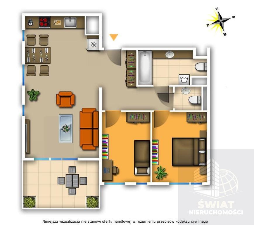 Nowoczesne 3-pokojowe mieszkanie z loggią i miejscem w hali Szczecin, Żelechowa  63m2 Foto 1