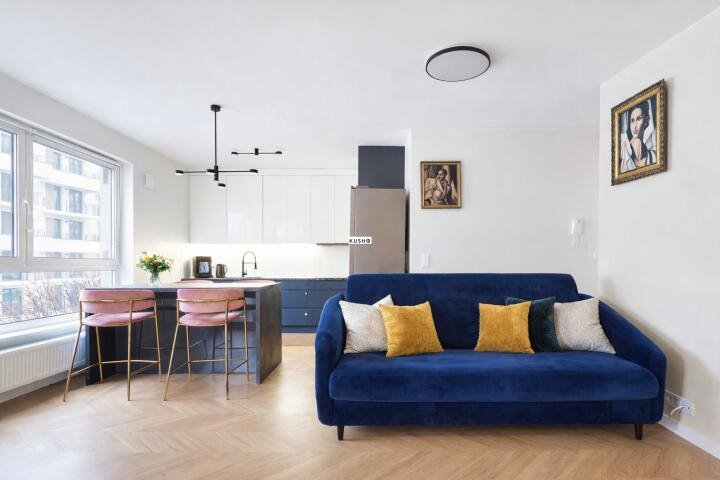 Nowoczesne 3-pokojowe mieszkanie z ogrodem i loggią na Mokotowie Warszawa, Mokotów, Panamska  73m2 Foto 1