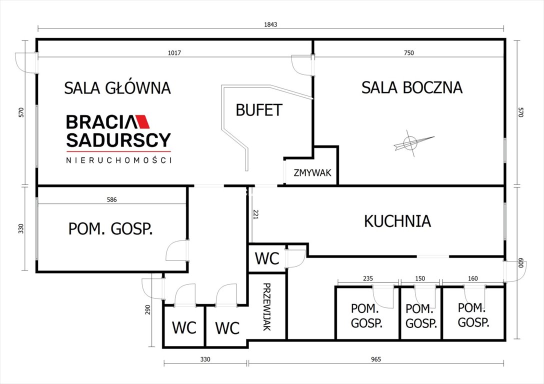 Lokal użytkowy na wynajem Kraków, Bronowice Małe , Bronowice Małe, Na Błonie  205m2 Foto 3