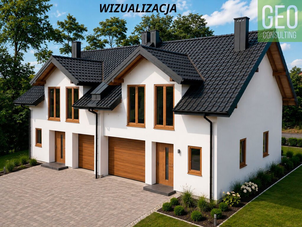 Do sprzedania przestronny dom bliźniak 151 m² z garażem w Więcławicach Starych Więcławice Stare, Dom duży bliźniak z garażem  151m2 Foto 1