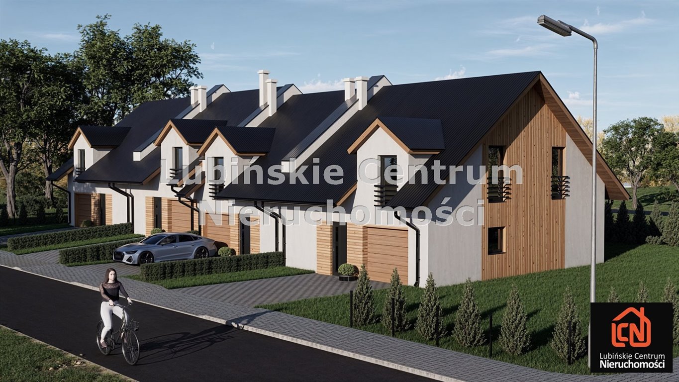 Do sprzedania dom szeregowy z garażem w Gorzycy 111 m², stan surowy Gorzyca  146m2 Foto 1