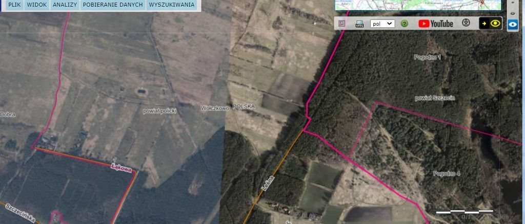 Działka rolna 13 393 m² w Wołczkowie – inwestycja lub podział Wołczkowo  13 393m2 Foto 1