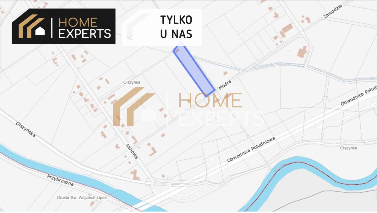 Działka rolna 9 821 m² w Gdańsku Olszynce - bez planu Gdańsk, Olszynka, Modra  9 821m2 Foto 1