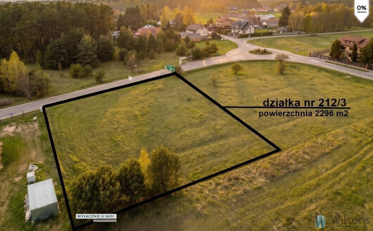 Działka 2296 m² w Kowalichy, media, cisza - polecam! Kowalicha  2 296m2 Foto 1