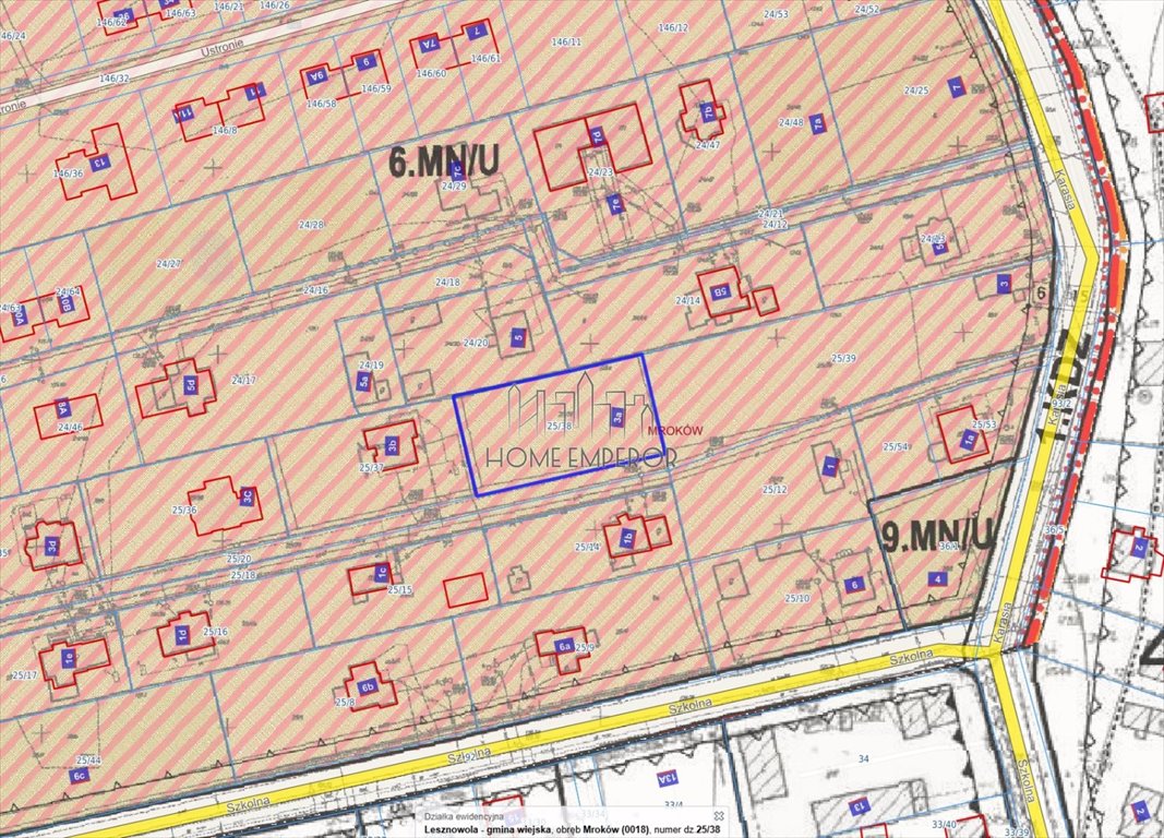 Działka budowlana na sprzedaż Mroków, Karasia  1 415m2 Foto 1