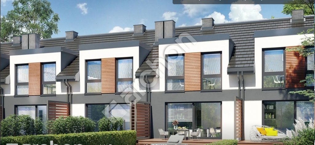 Dom bliźniak w stanie surowym zamkniętym z garażem i ogrodem Rzeszów, Karkonoska  96m2 Foto 1