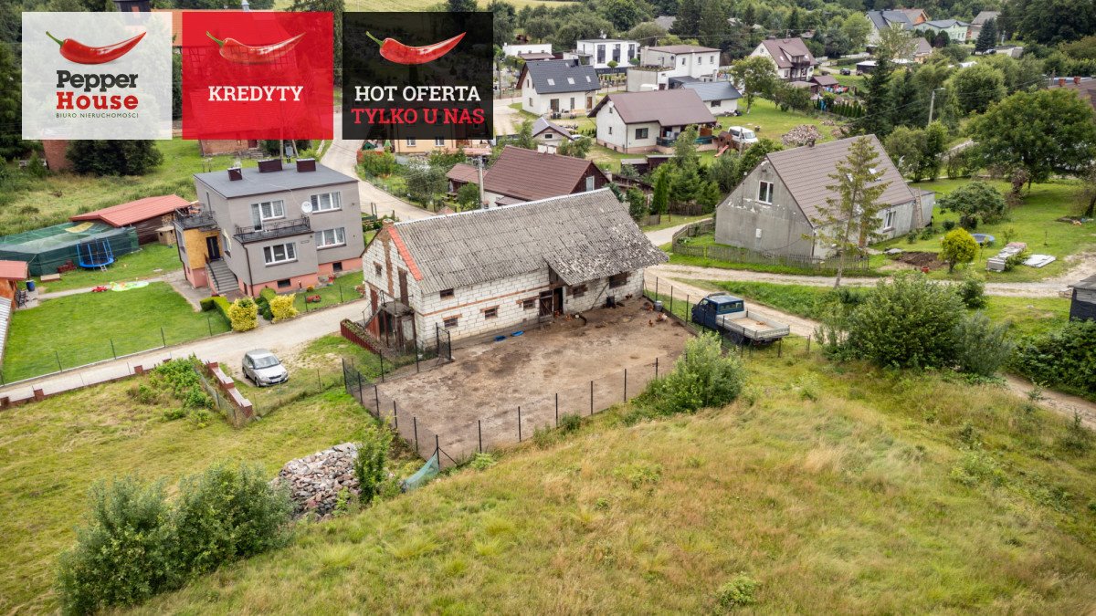 Polecam działkę z budynkiem 130 m² w Mechowie - inwestycyjny potencjał Mechowo  350m2 Foto 1