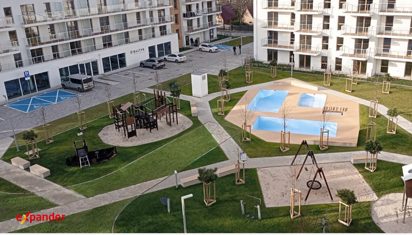 Nowoczesny apartament nad morzem z balkonem i pełnym wyposażeniem Jastrzębia Góra, Jantarowa  39m2 Foto 1